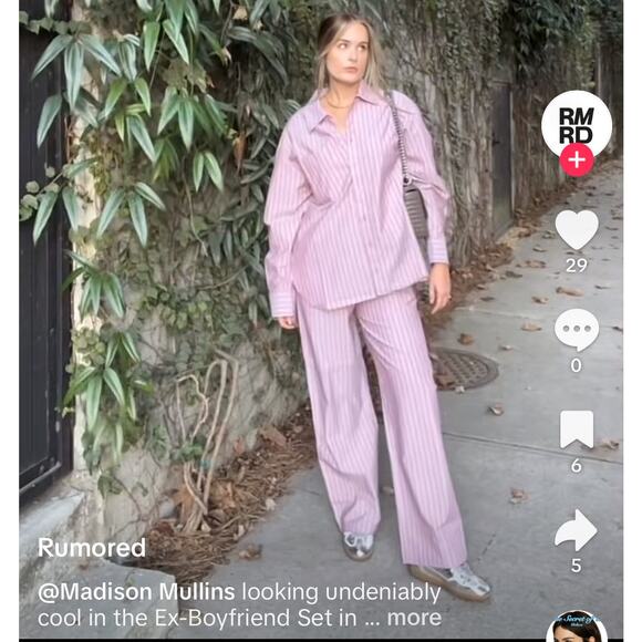 Rumored Ex-Boyfriend Pants in Nantucket Red Stripe - Picture 2 of 7